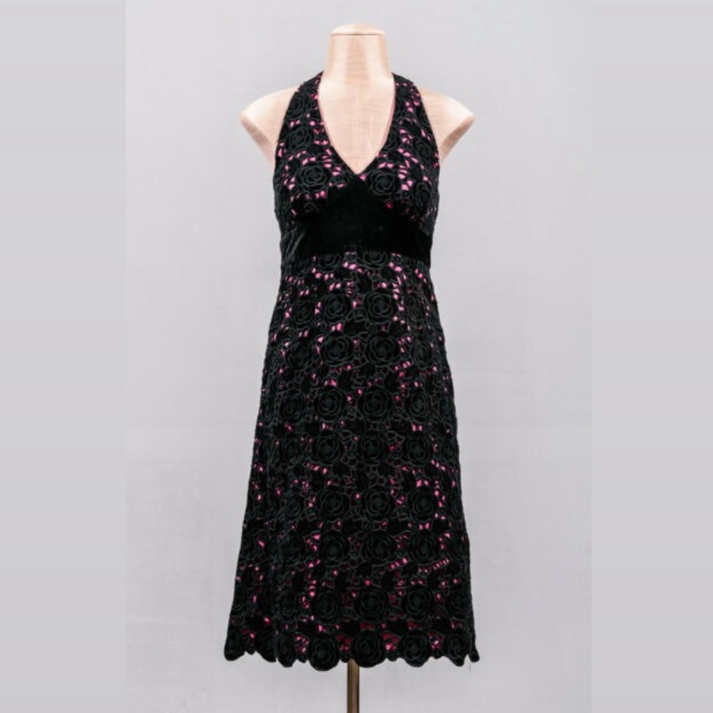 Lilly Pulitzer - Velvet Rose Halter Midi Dress